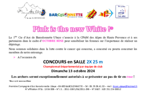 Tir 25 m Barcelonnette - Octobre Rose Pink is the new White !*