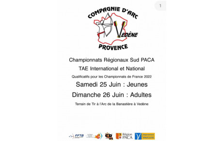 Championnats régionaux TAE 2022